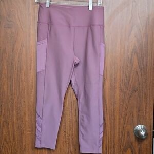Mondetta Light Purple High Waisted Cropped Leggings